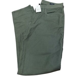 NWT!!J.Crew Factory Flex Slim Fit Men's Green Casual Pants